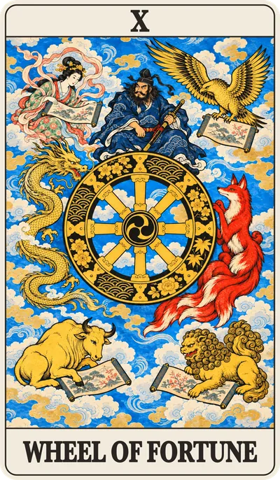浮世絵の運命の輪