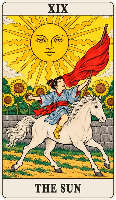 浮世絵の太陽