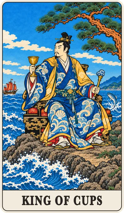浮世絵のカップのキング