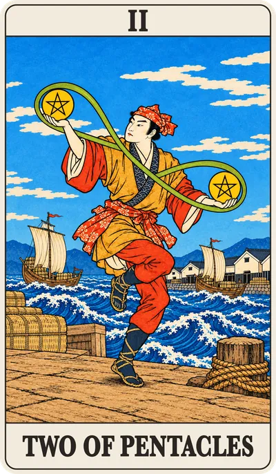 浮世絵のペンタクルの 2