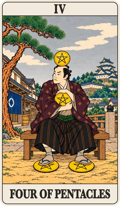 浮世絵のペンタクルの 4