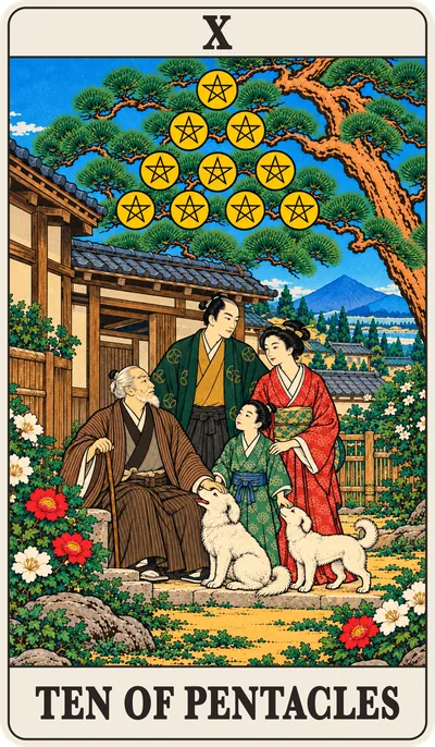 浮世絵のペンタクルの 10
