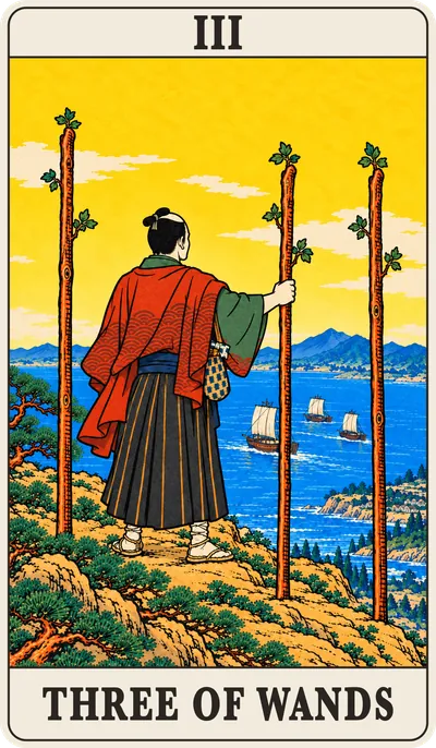 浮世絵のワンドの 3