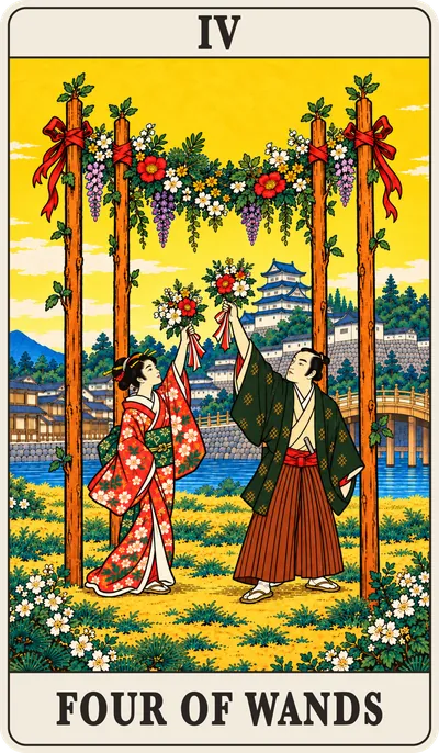 浮世絵のワンドの 4