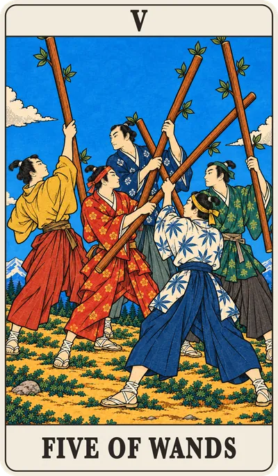浮世絵のワンドの 5
