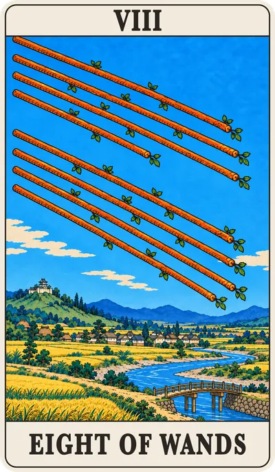 浮世絵のワンドの 8