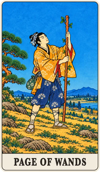 浮世絵のワンドのペイジ
